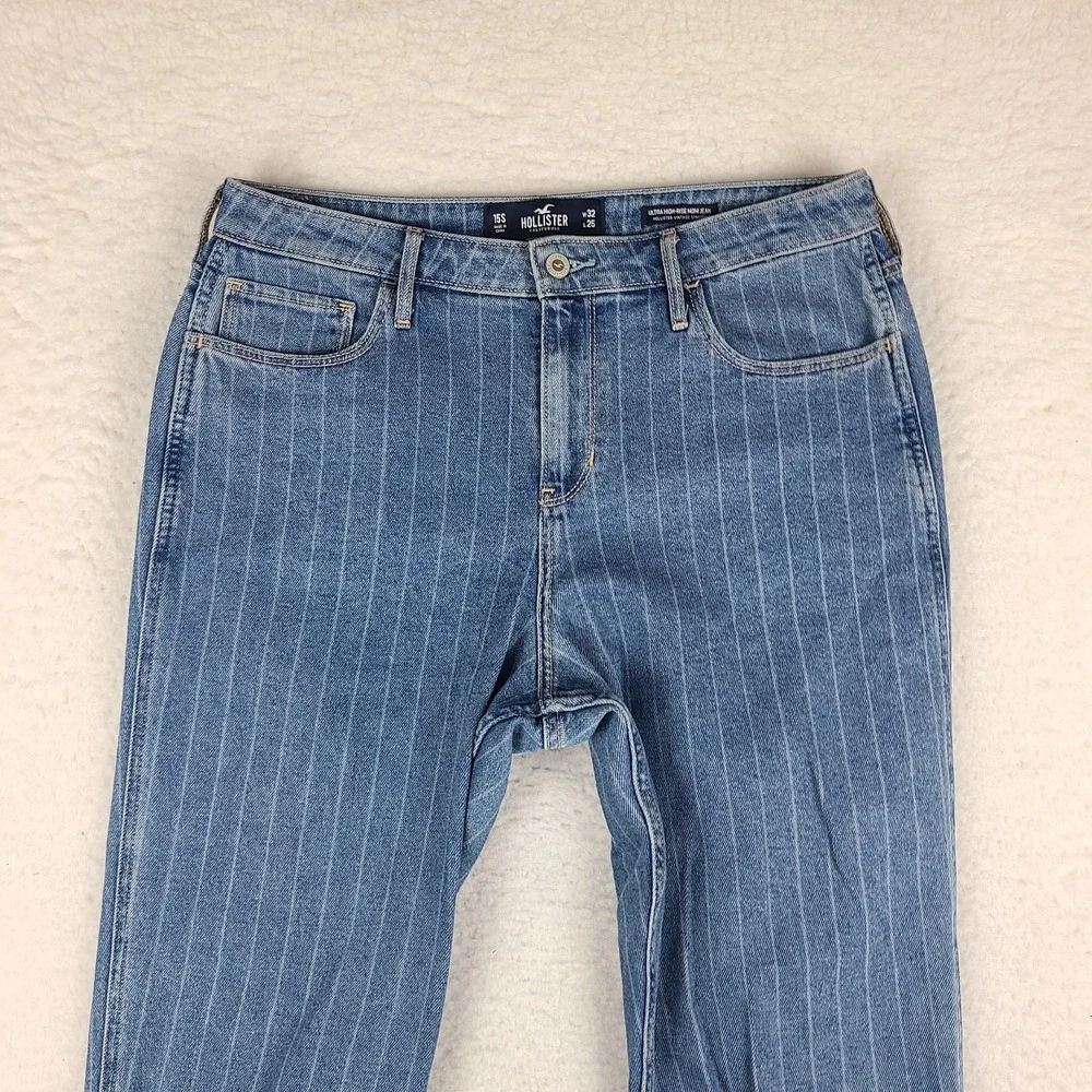 Hollister Jeans Womens 15S 15 Short 32x25 Ultra High Rise Mom‎ Vintage Stretch